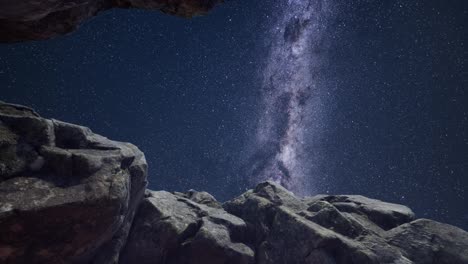 4K-Hyperlapse-Astrofotografie-Sternspuren-über-Sandstein-Canyon-Wände.